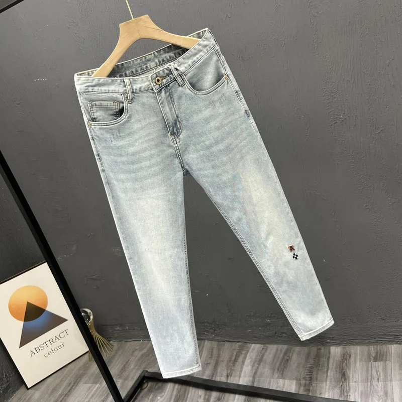 Herren Slim-Fit Jeans mit modischen Details und lässigem Design Drune
