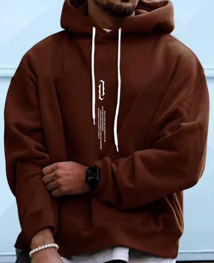 Herren Stylischer Hoodie Für Lässigen Komfort