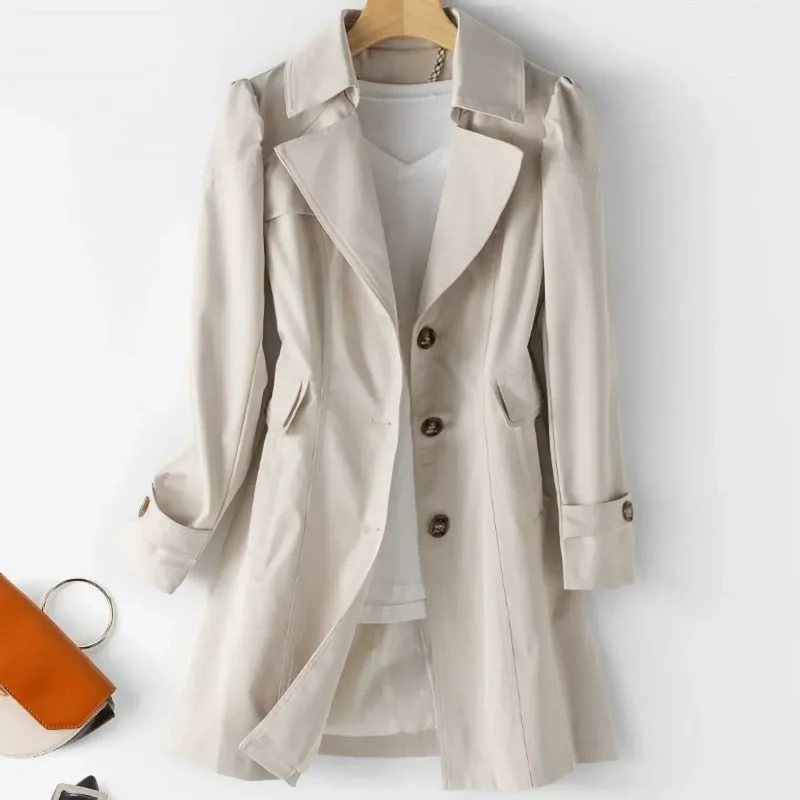 Drune | Wasserabweisender Trenchcoat für Frauen im Frühling