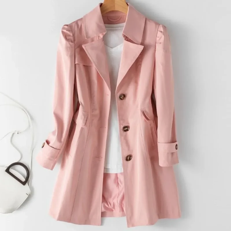 Drune | Wasserabweisender Trenchcoat für Frauen im Frühling