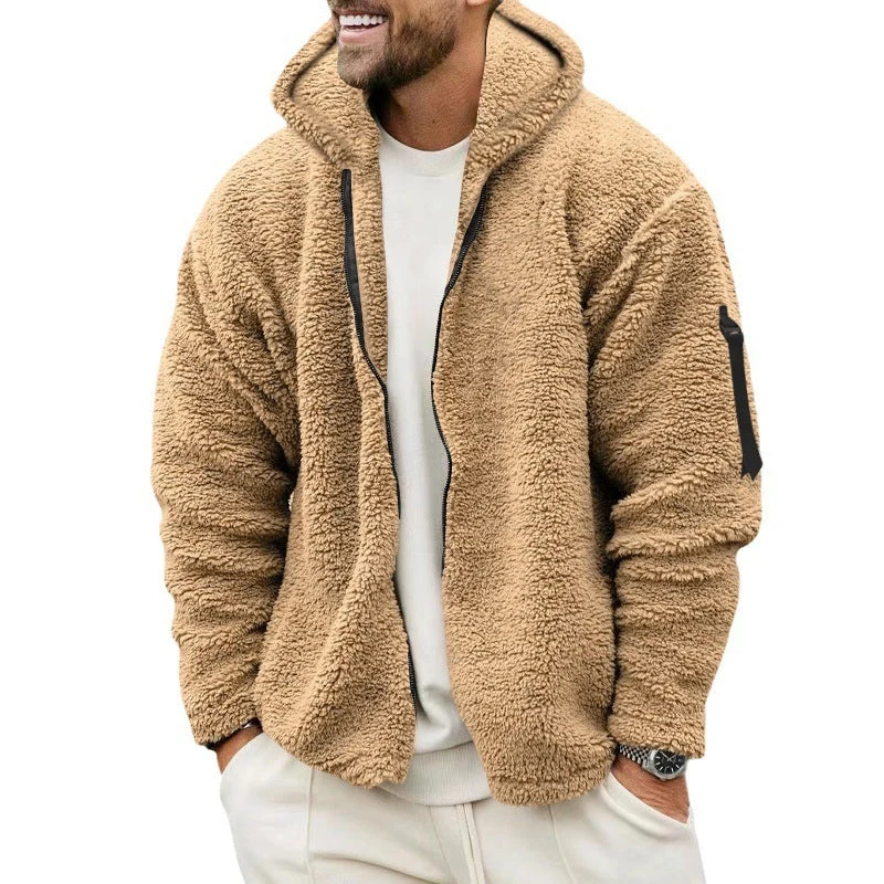 Drune - Doppelseitige Fleece Herren Jacke