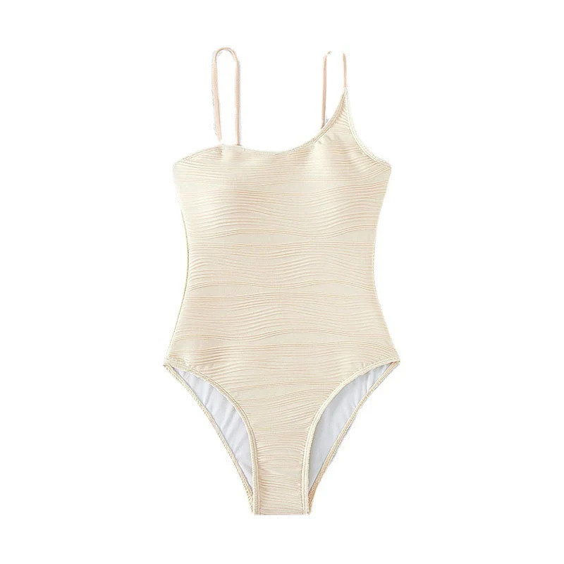 Damen Einteiliger Badeanzug mit elegantem Rüschendesign Drune