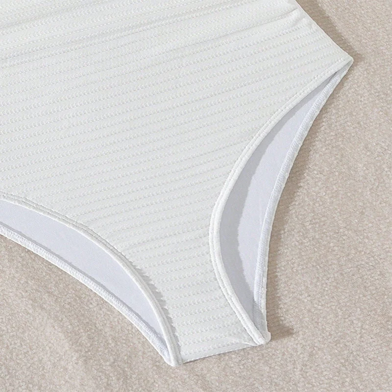 Damen Einteiler Badeanzug mit modischem Wickeldesign und aufregenden Cut-Out-Details Drune