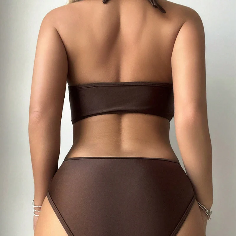 Damen Einteiler Badeanzug mit modischem Schnitt und raffinierten Cut-Outs Drune