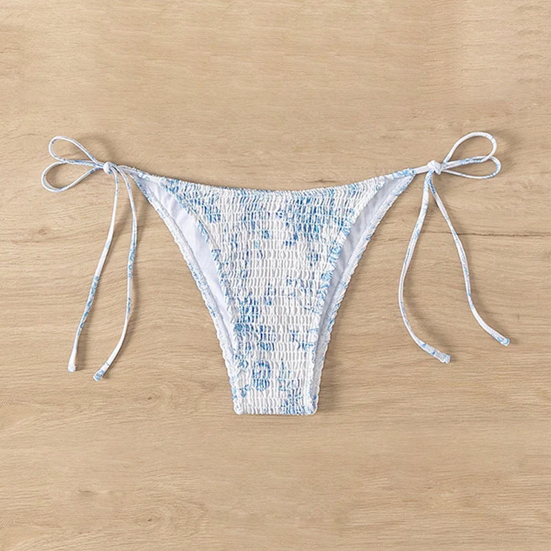Damen Bikiniunterteil mit seitlichem Bindeband und schmeichelndem Schnitt Drune