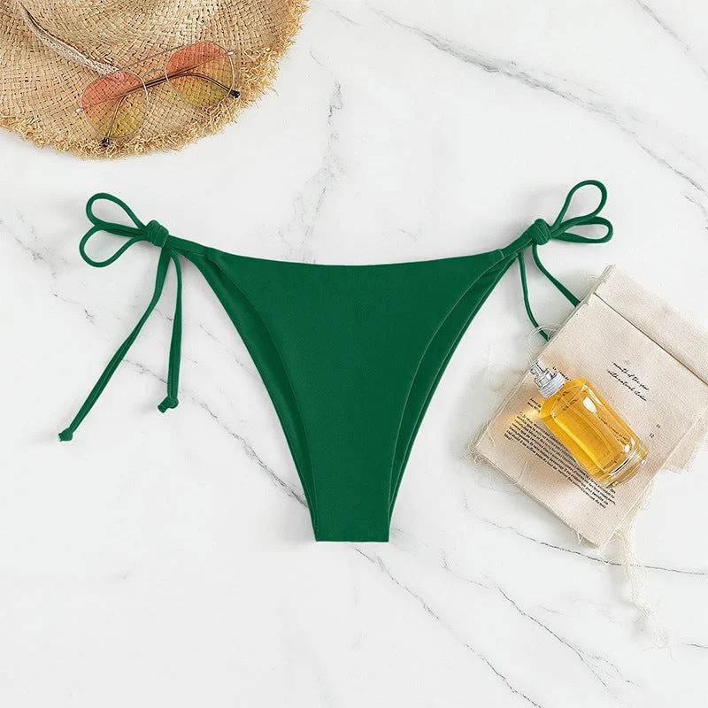 Damen Bikinislip mit verstellbaren Seitenbändern und hohem Beinausschnitt Drune