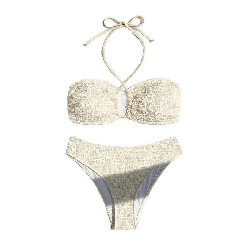 Damen Bikini-Set mit sportlichem Oberteil und verstellbarem Höschen Drune