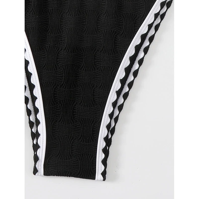 Damen Bikini-Set mit raffinierter Struktur und verstellbaren Trägern Drune