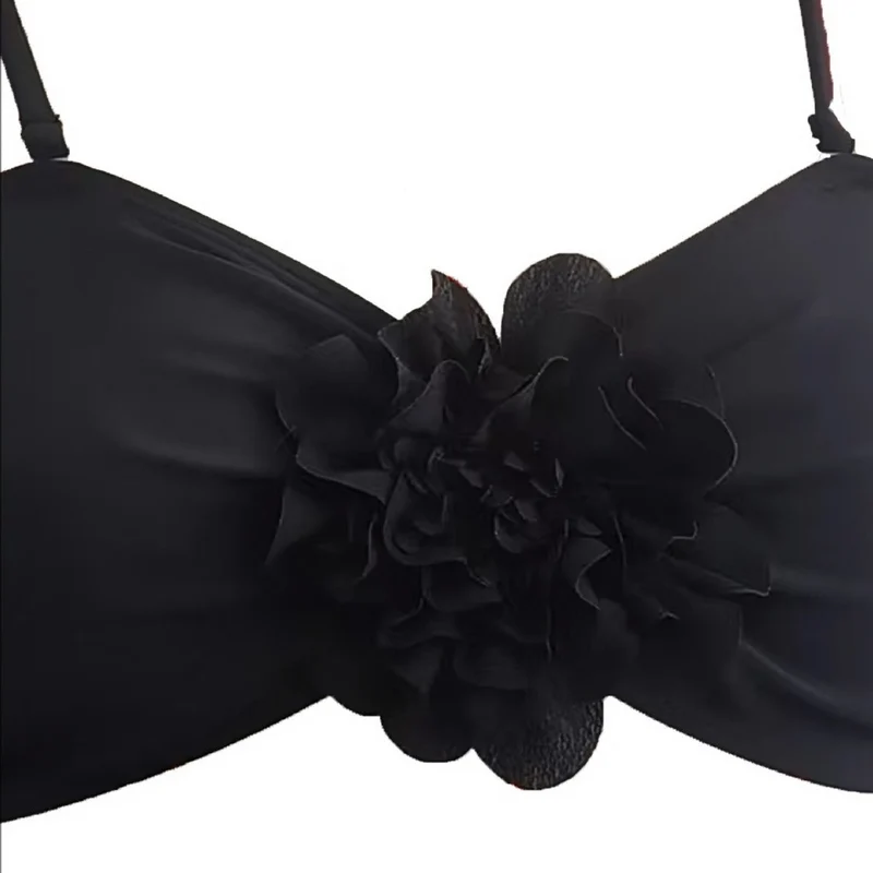 Damen Bikini-Set mit dekorativem Blumendesign und hochwertiger Materialbeschaffenheit Drune