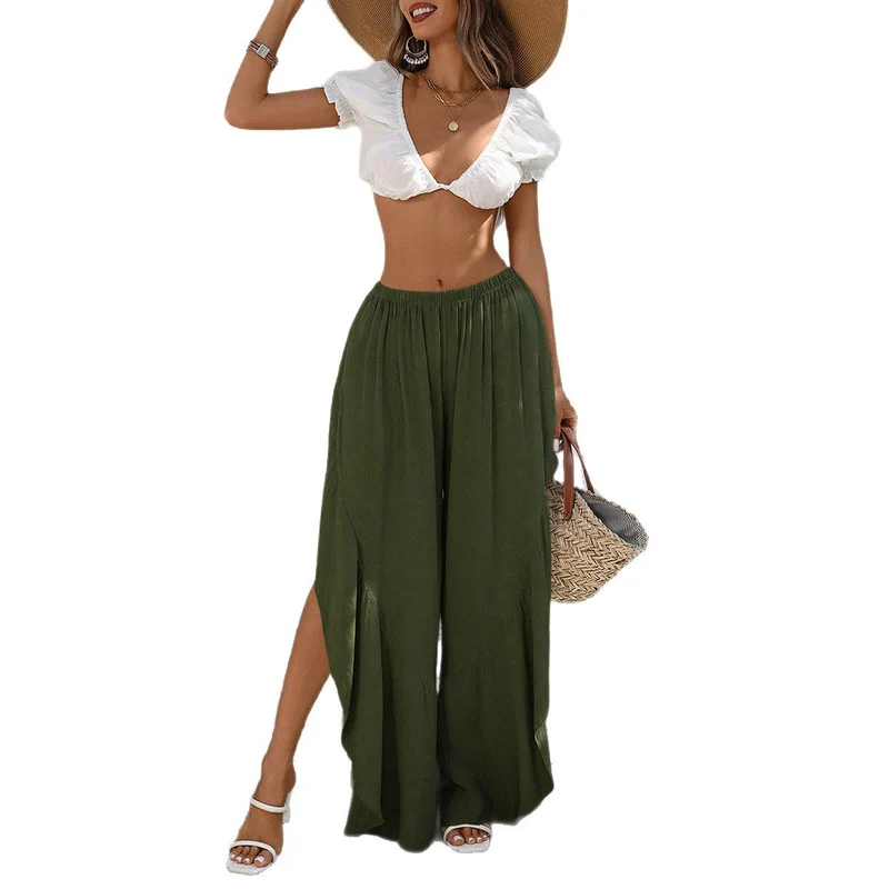 Damen Maxi-Rock mit elegantem asymmetrischen Schnitt und luftiger Passform Drune