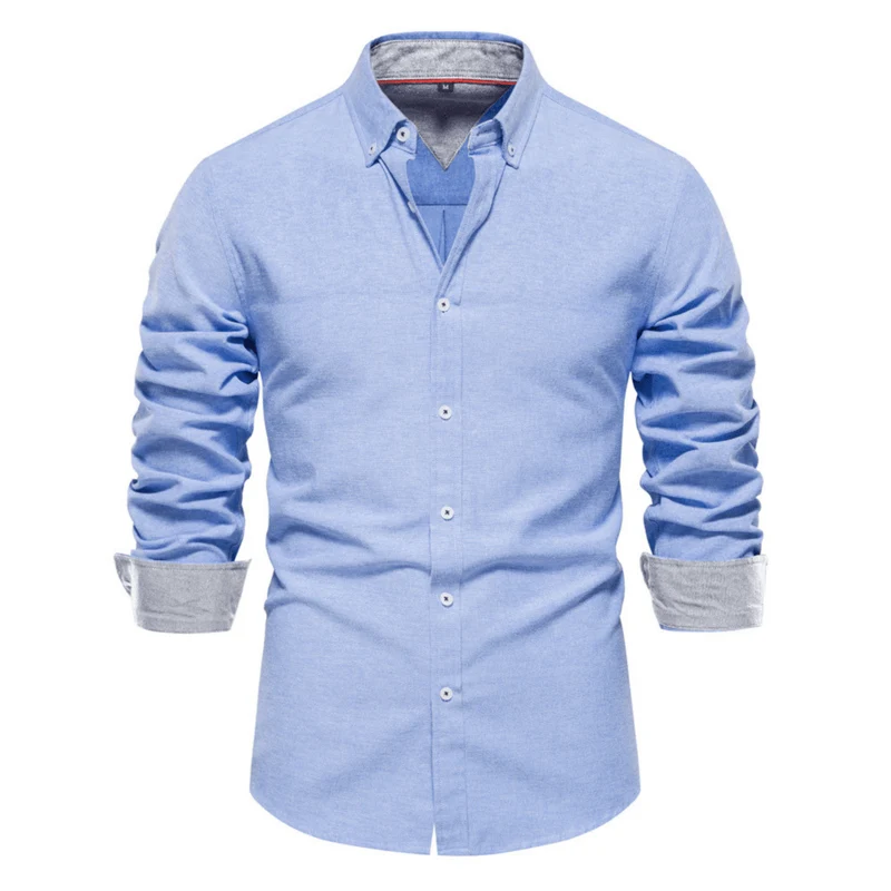 Oxford™ - Klassisches Herrenhemd mit Kontrastkragen