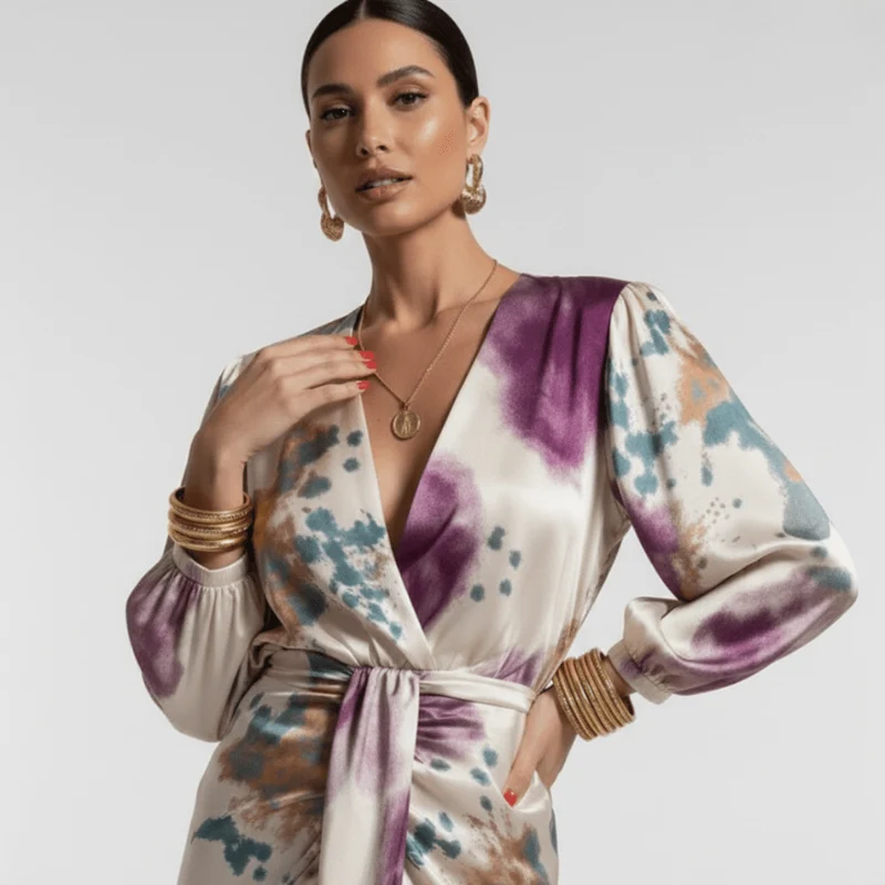 Lourdes™ - Romantisches Blumen-Midikleid