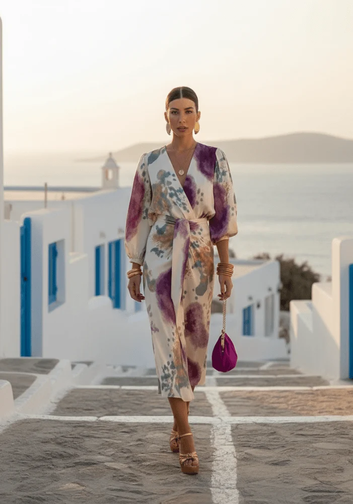 Lourdes™ - Romantisches Blumen-Midikleid