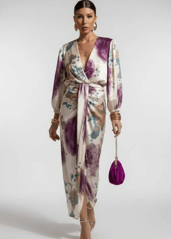 Lourdes™ - Romantisches Blumen-Midikleid