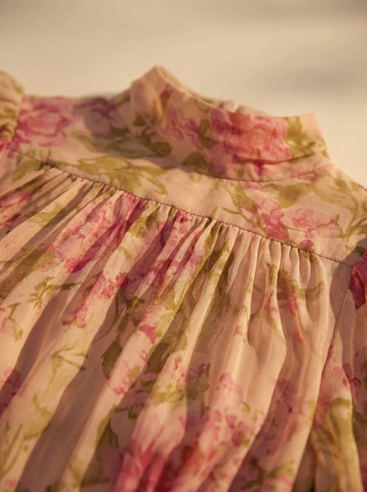 Rosario™ - Romantisches Blumen-Chiffonkleid
