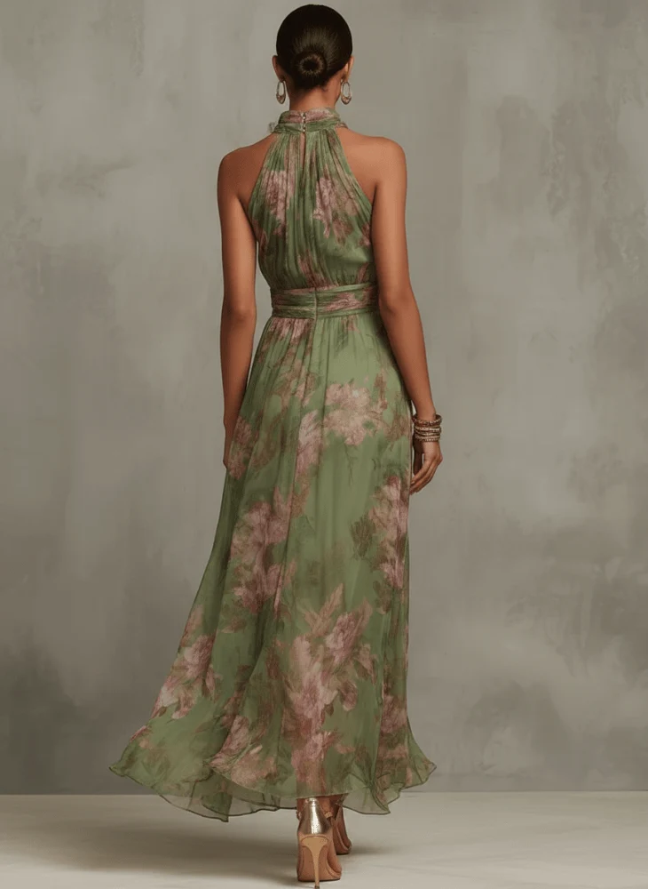 Livia™ - Florales Halter-Maxikleid