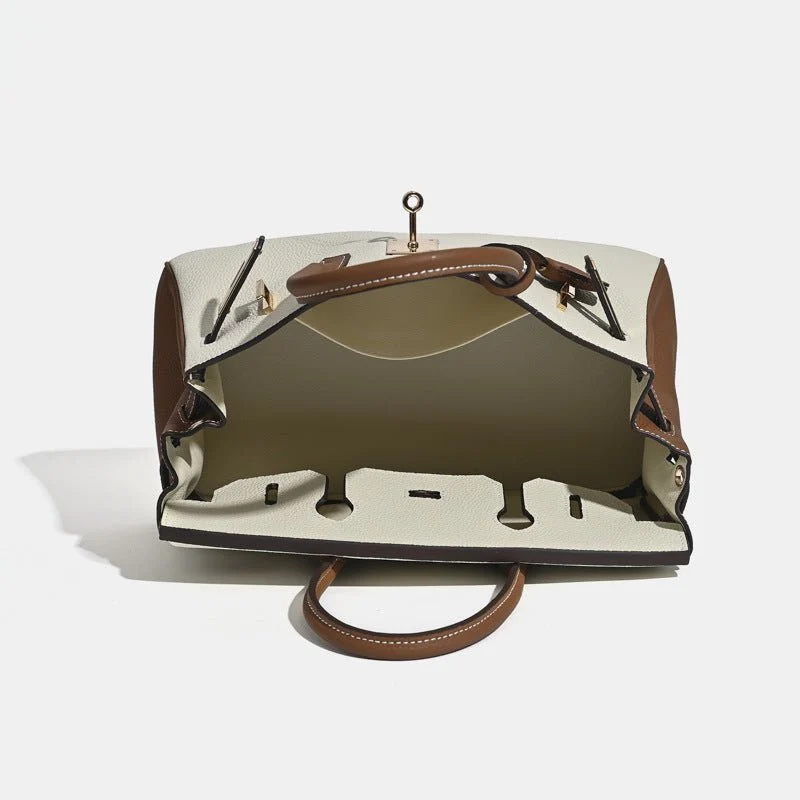 Jane Shoulder 29 CM – Strukturierte Handtasche aus echtem Rindsleder mit Prägung
