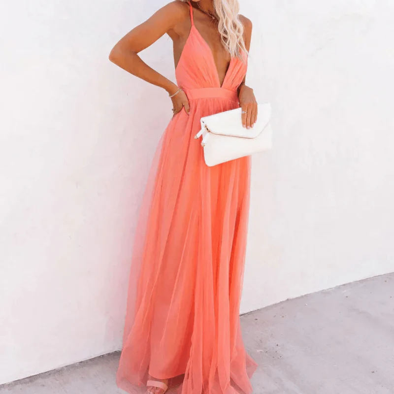 Amalia™ - Fließendes Sommer-Maxikleid