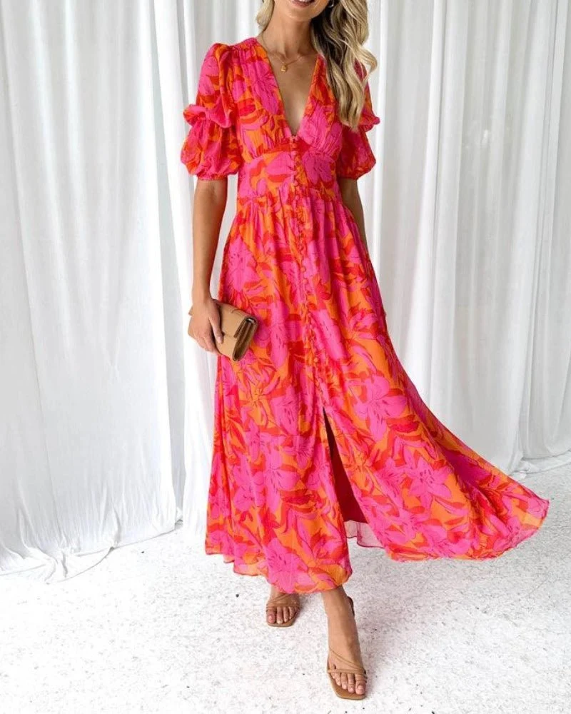 Elara™ - Strahlendes Sommer-Maxikleid