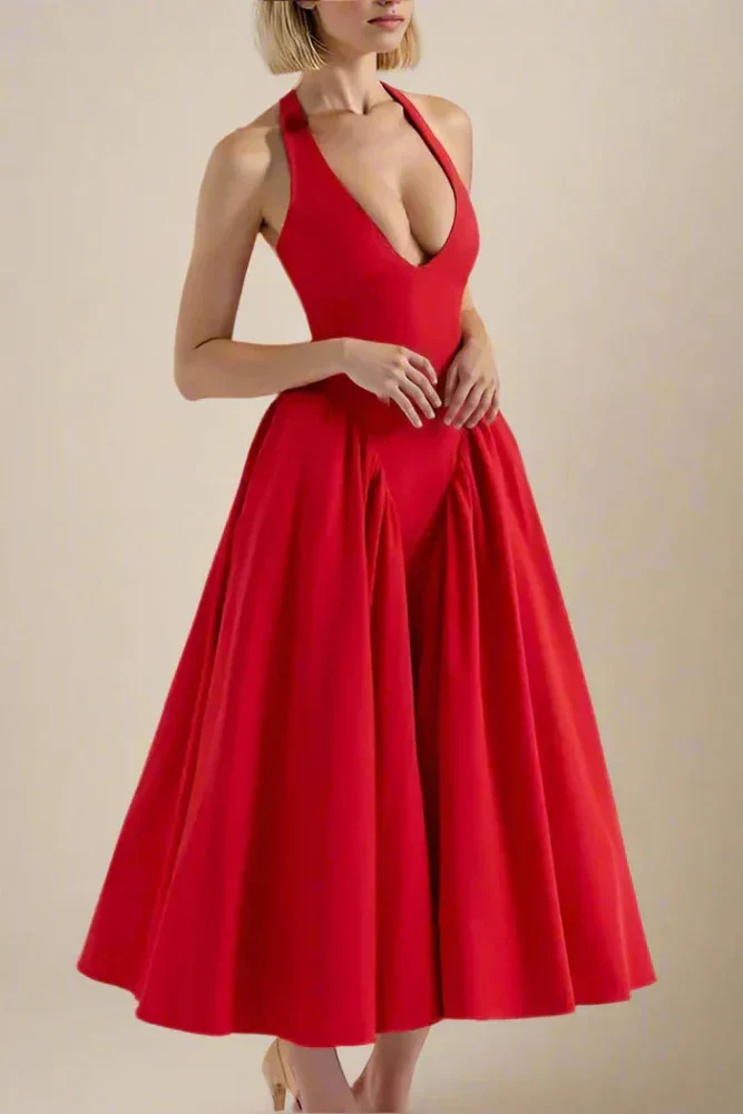 Shannah | Elegantes Midi-Kleid