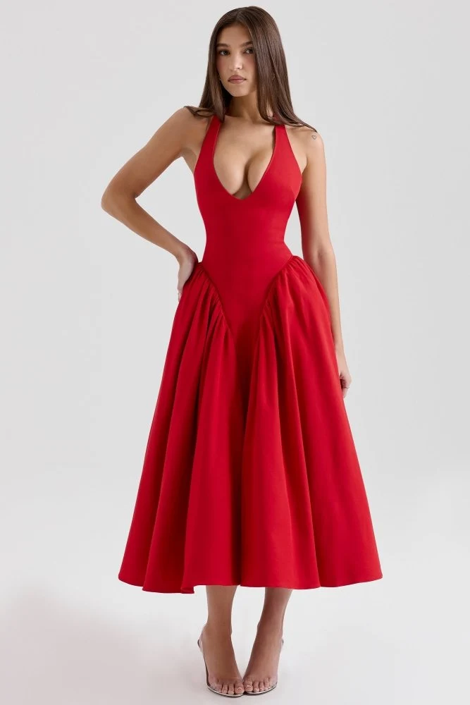 Shannah | Elegantes Midi-Kleid