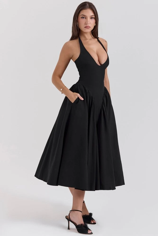 Shannah | Elegantes Midi-Kleid