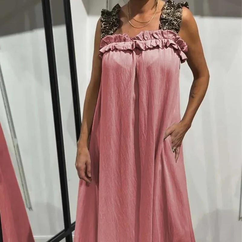 Tabea | Lässiges ärmelloses Kleid mit Taschen