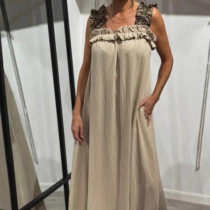 Tabea | Lässiges ärmelloses Kleid mit Taschen
