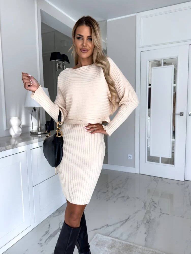 Noelia | Strickkleid mit Pullover-Set