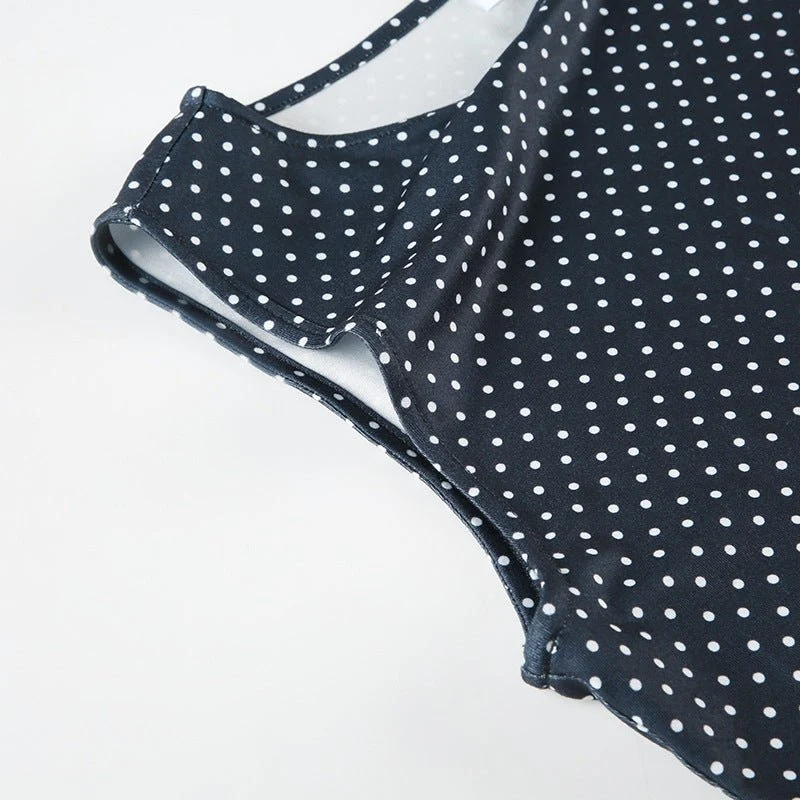 Jane | Gepunktetes Minikleid