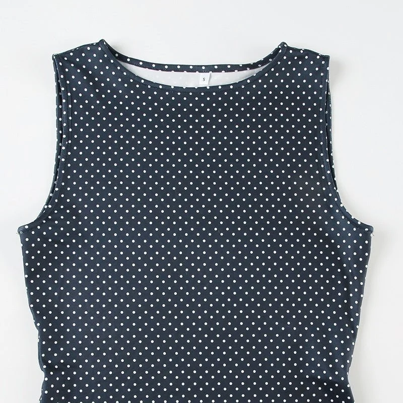 Jane | Gepunktetes Minikleid