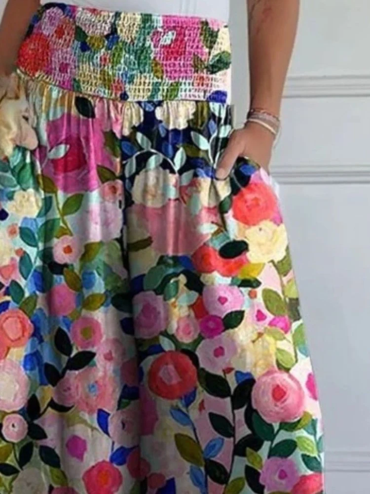 Marlene | Weit geschnittene Baumwollhose für den Sommer