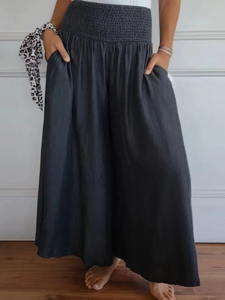 Marlene | Weit geschnittene Baumwollhose für den Sommer