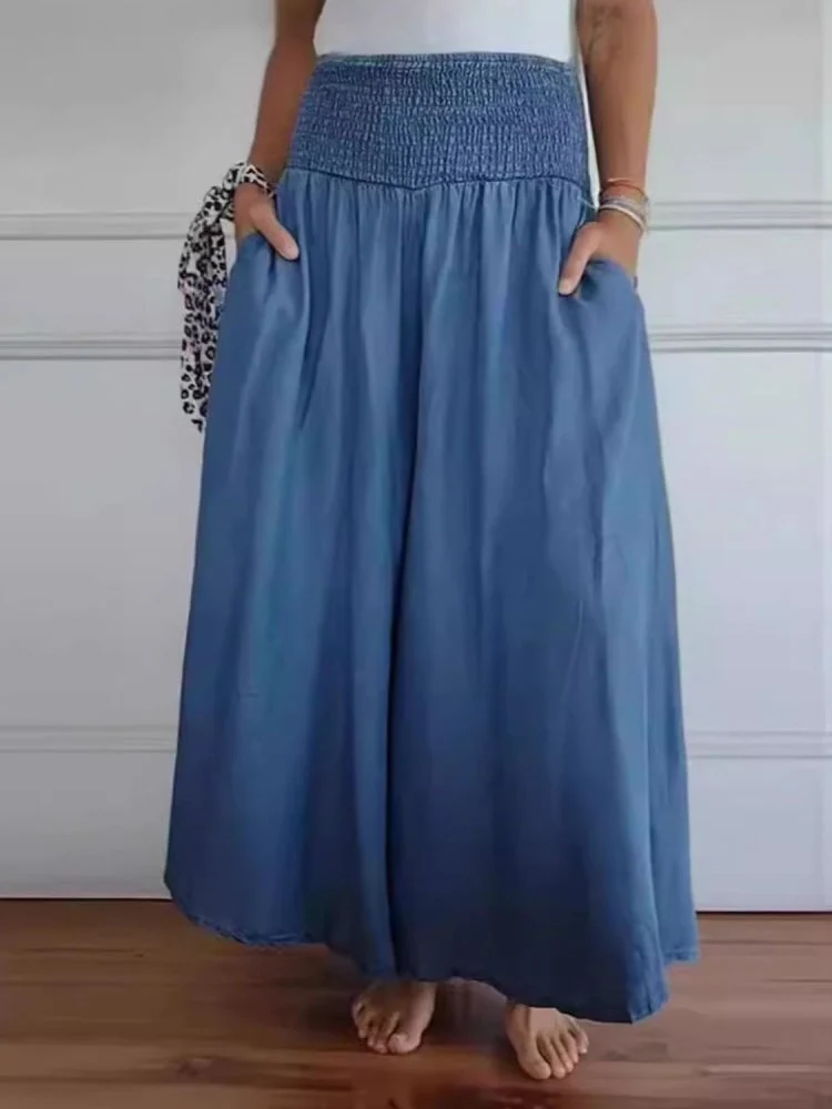 Marlene | Weit geschnittene Baumwollhose für den Sommer