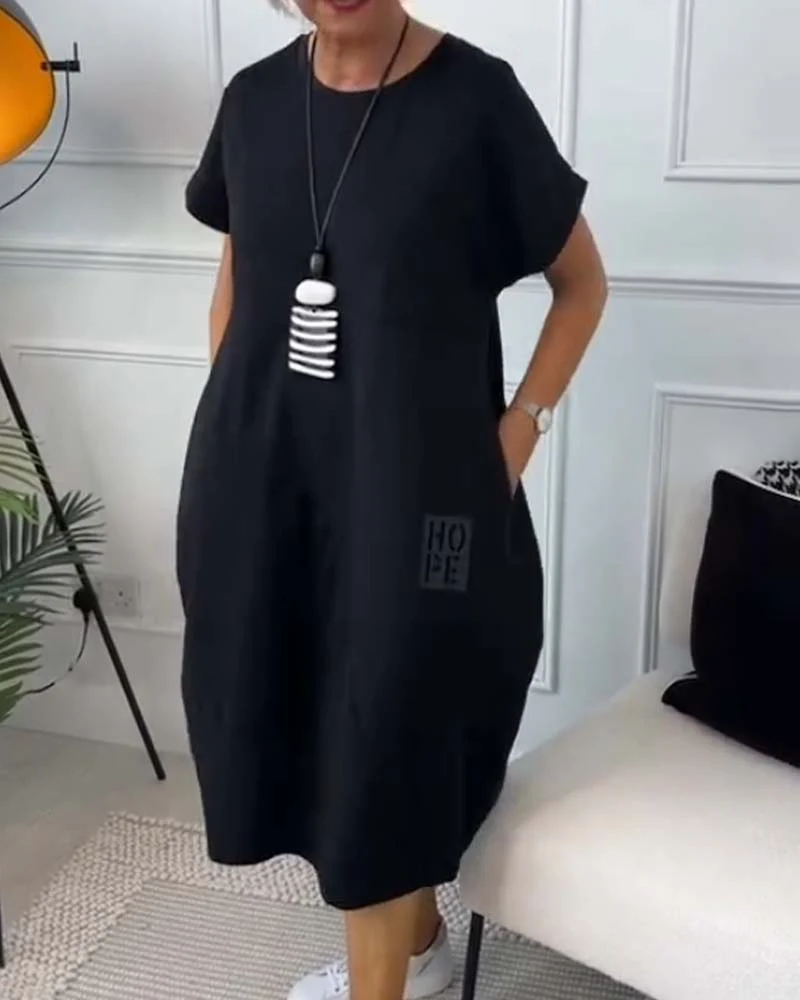 Zuzanna | Luftiges Sommerkleid mit Rundhalsausschnitt