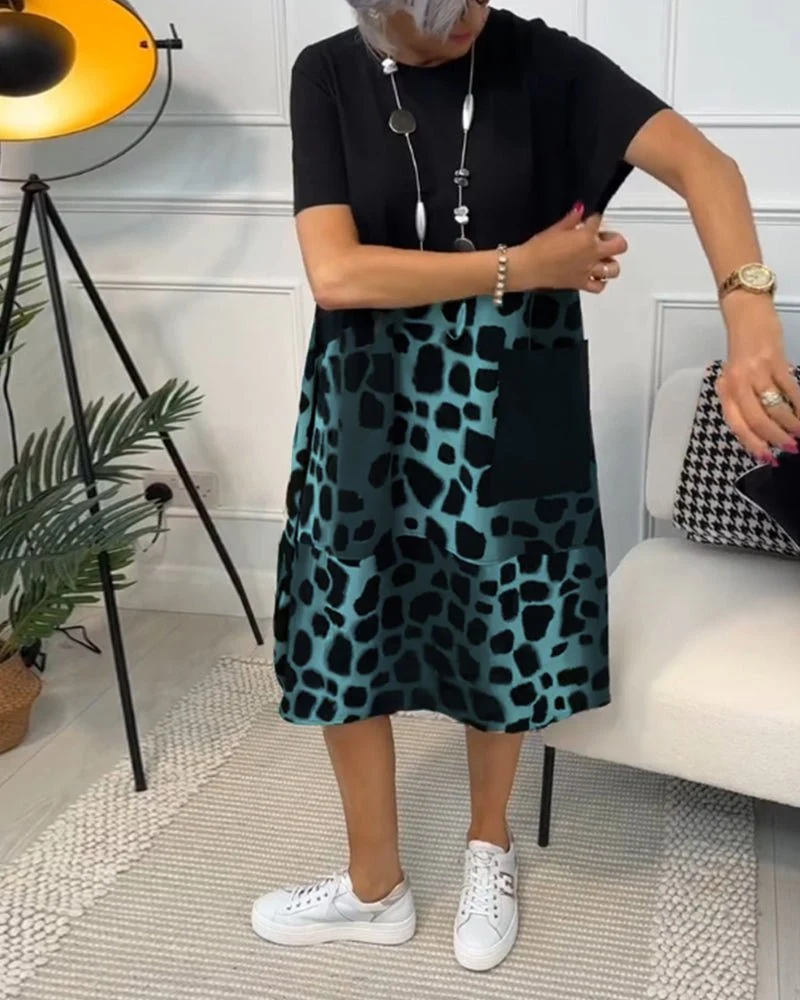 Lina | Luftiges Sommerkleid mit Rundhalsausschnitt