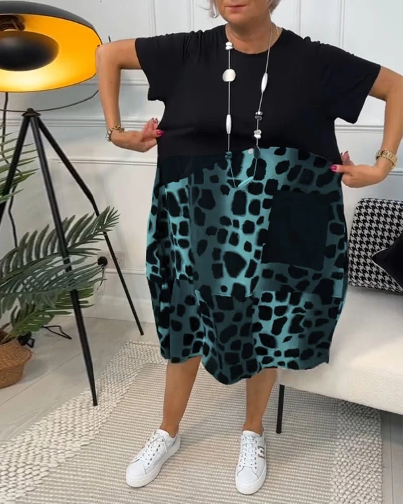 Lina | Luftiges Sommerkleid mit Rundhalsausschnitt