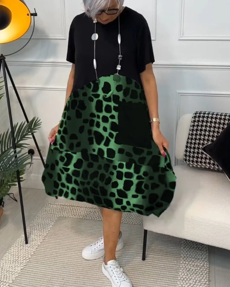 Lina | Luftiges Sommerkleid mit Rundhalsausschnitt