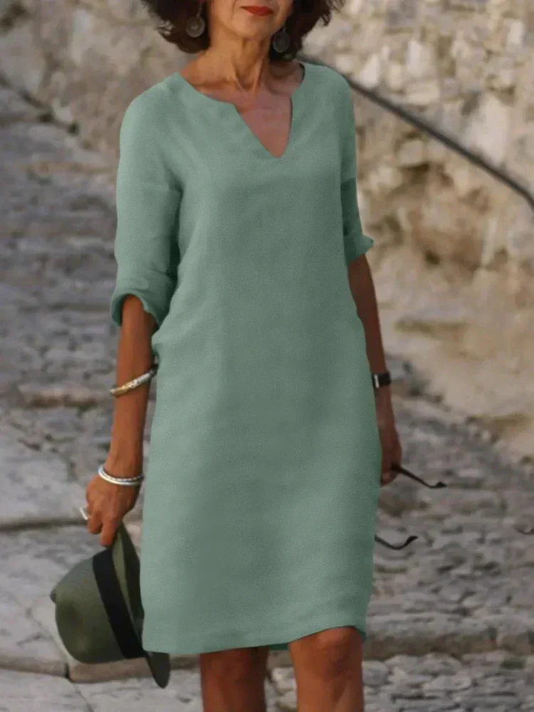 Maria | Elegantes Kleid mit V-Ausschnitt