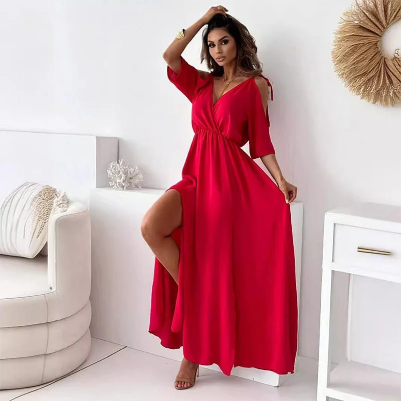 Sienna | Elegantes Kleid mit Seitenschlitz