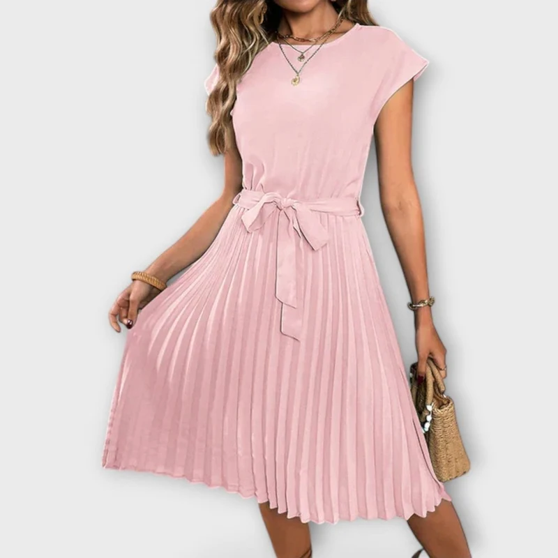 Claire | Lässiges Plisseekleid