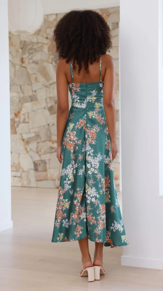 Flora™ - Romantisches Midikleid mit Blumendruck