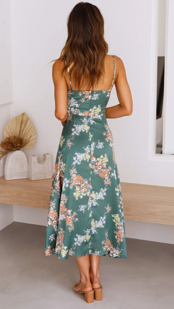 Flora™ - Romantisches Midikleid mit Blumendruck
