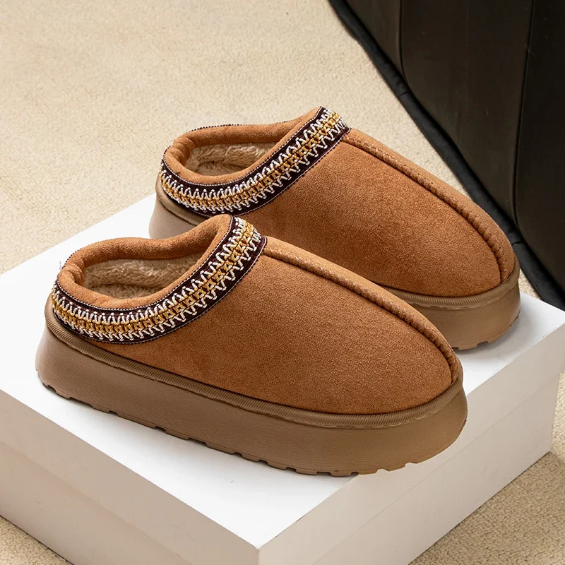 Damen Klassischer Stiefel mit Dicke Sohle