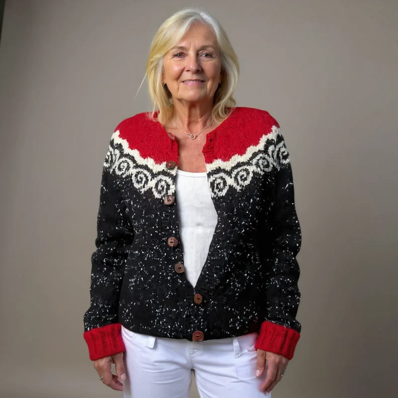 Lulu | Vintage Isländische Strickjacke