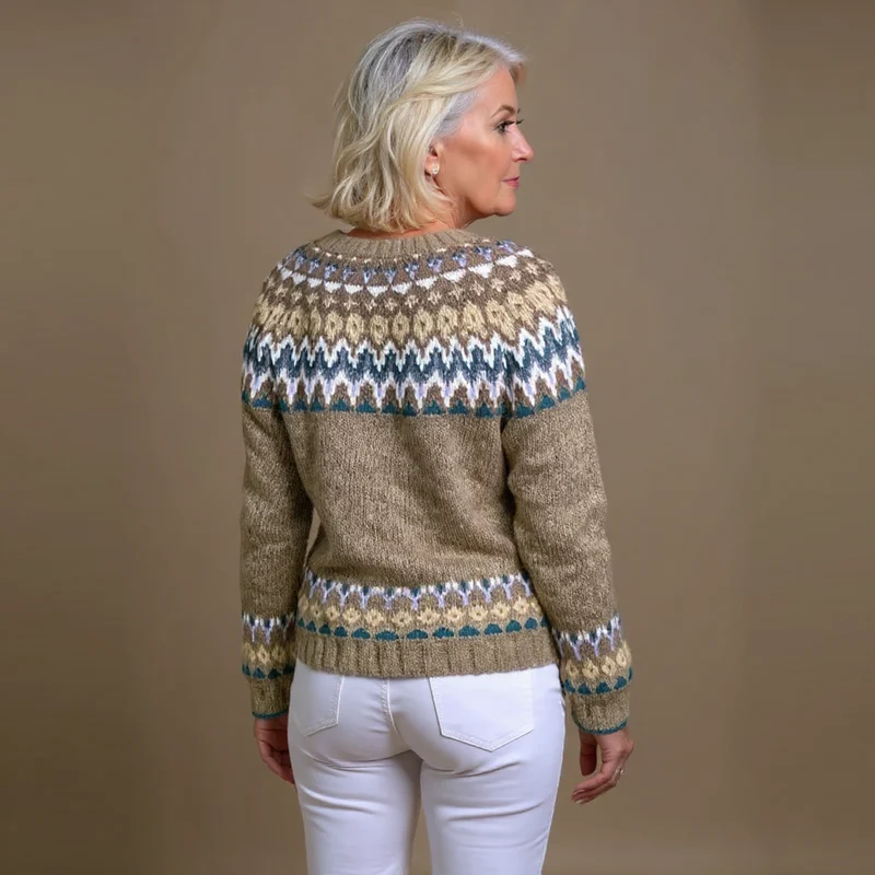 Bettina | Vintage Isländische Strickjacke