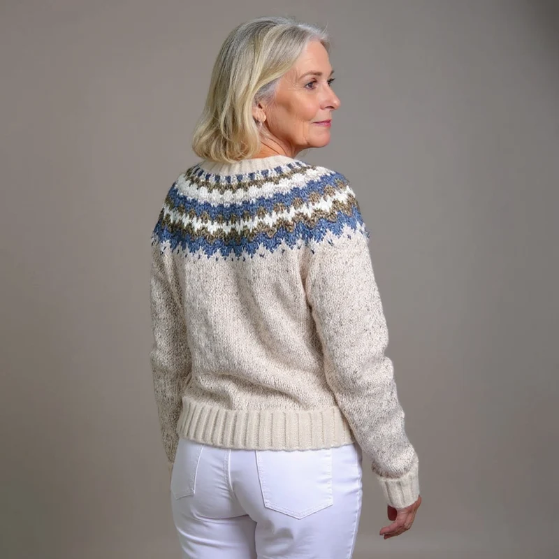 Tea | Vintage Isländische Strickjacke
