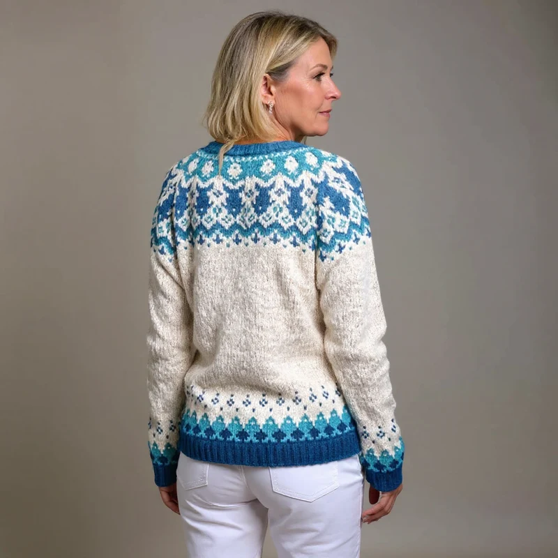 Helen | Vintage Isländische Strickjacke