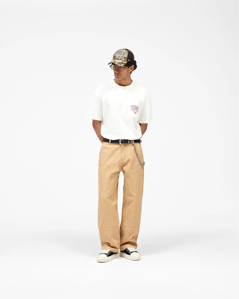 Represent x Mels Diner T-Shirt - Flat White