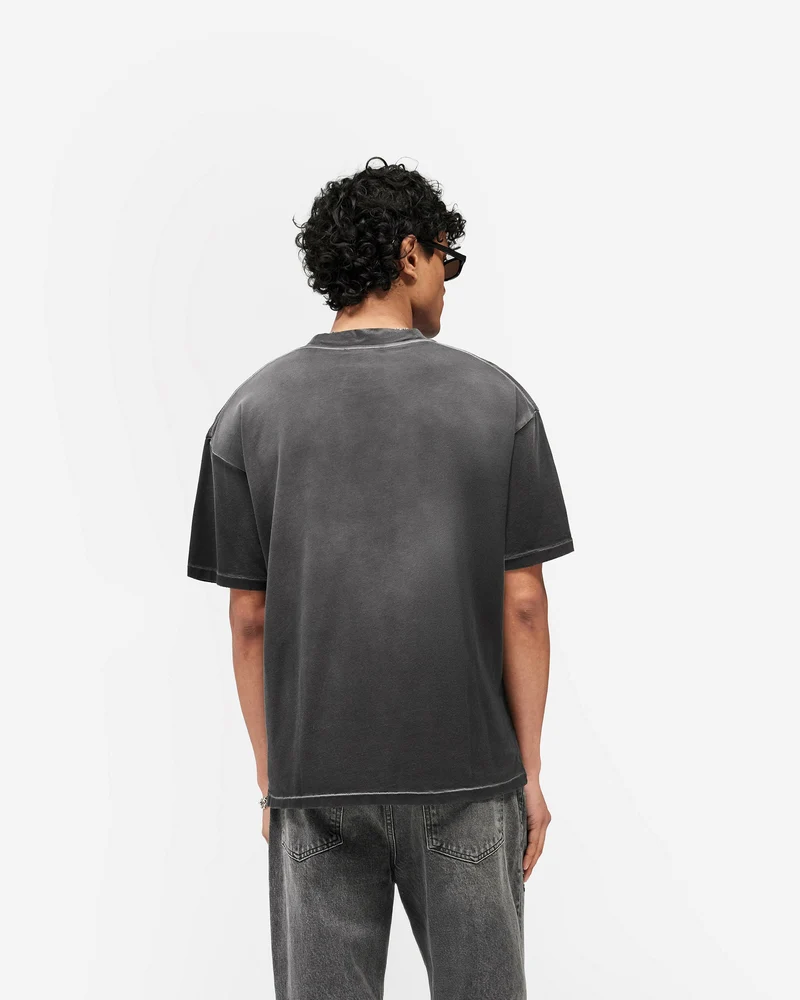 Loaded With Love T-Shirt - Stained Black